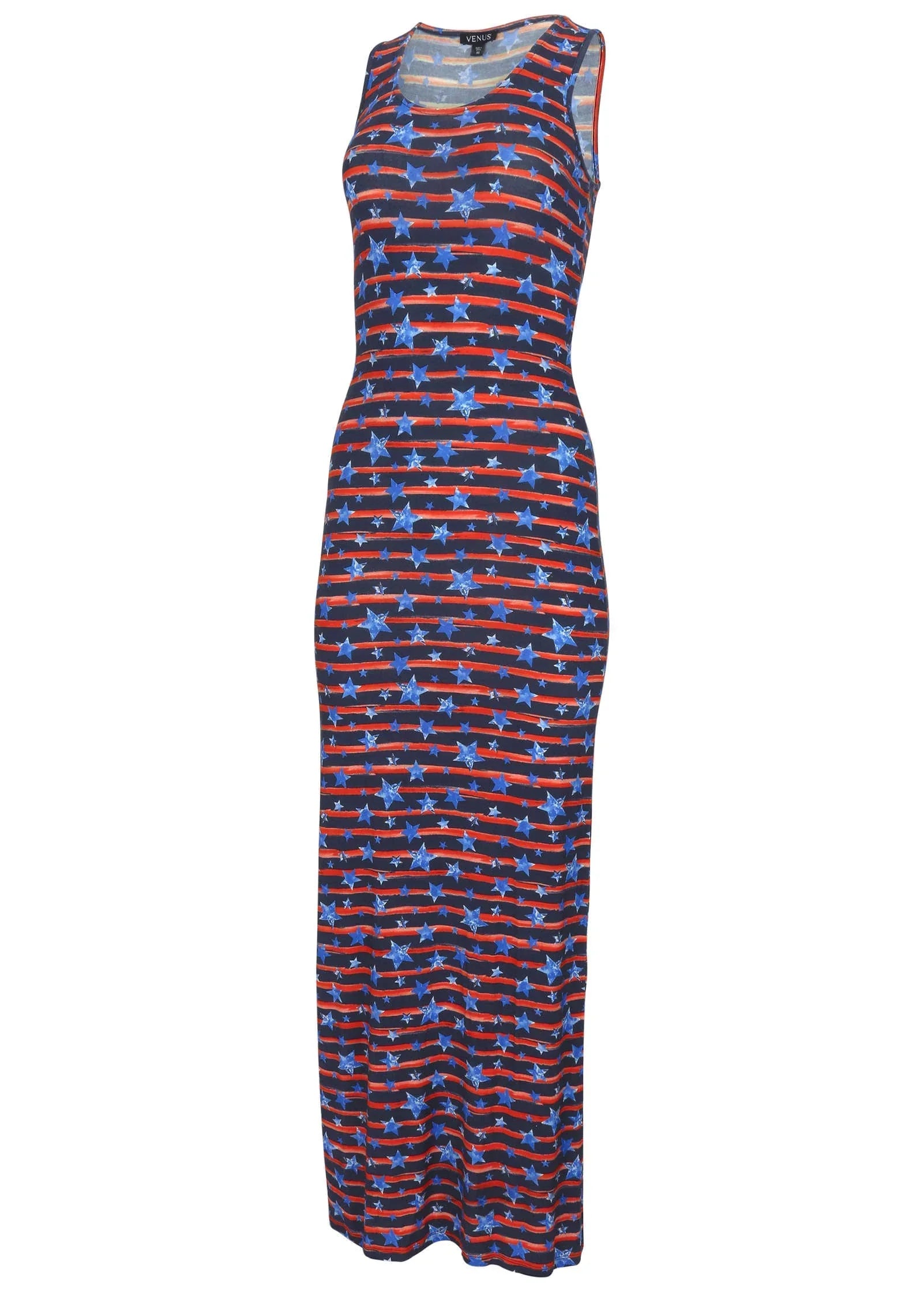 Tank Maxi Dress Dark Gettysburg Gouache
