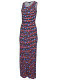 Tank Maxi Dress Dark Gettysburg Gouache