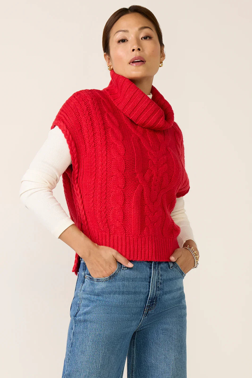 Angelica Cable Trim Vest