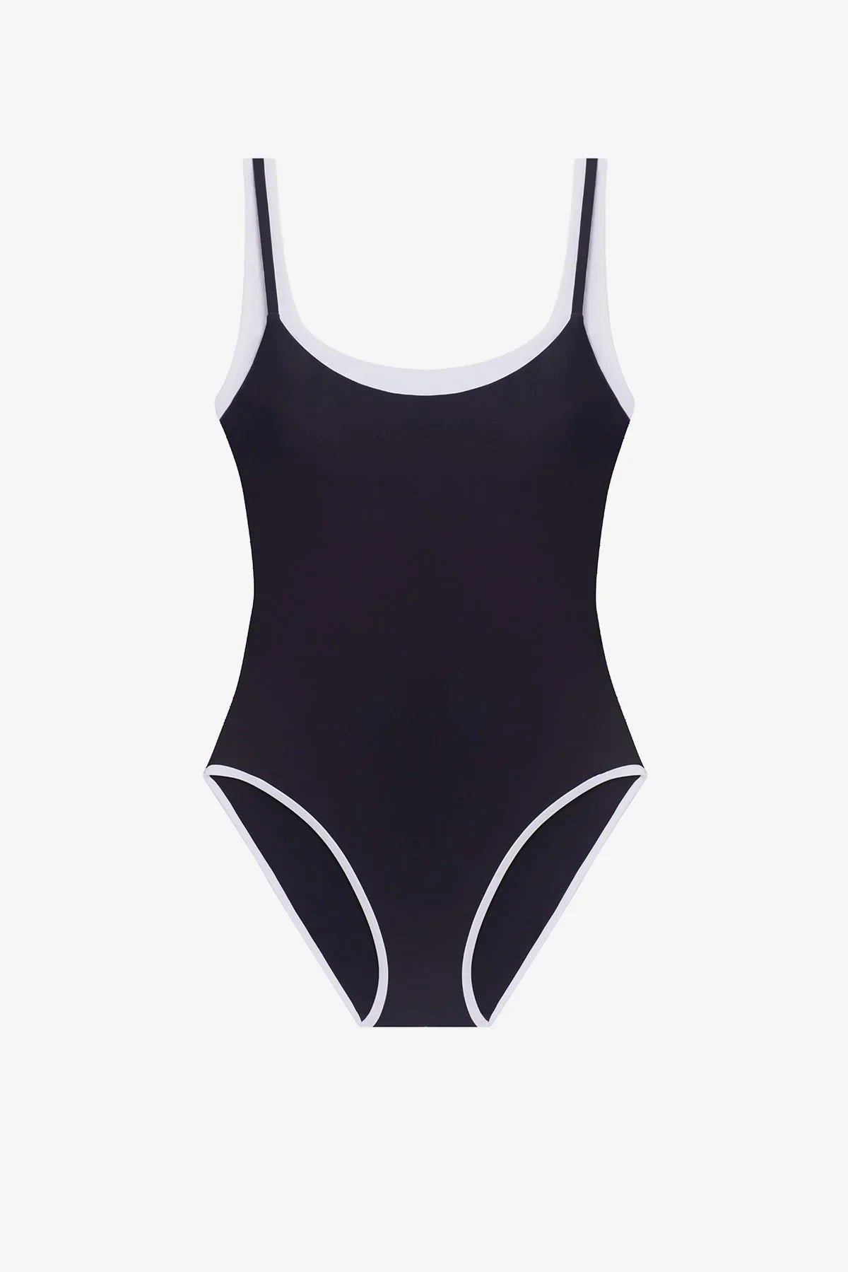 Drift One Piece Black White Layered Solids