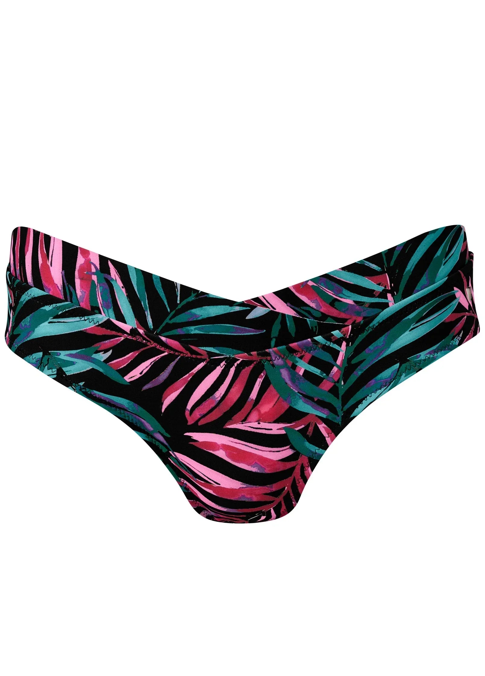 Scuba Knit Mid Rise Bottom Twilight Tropics