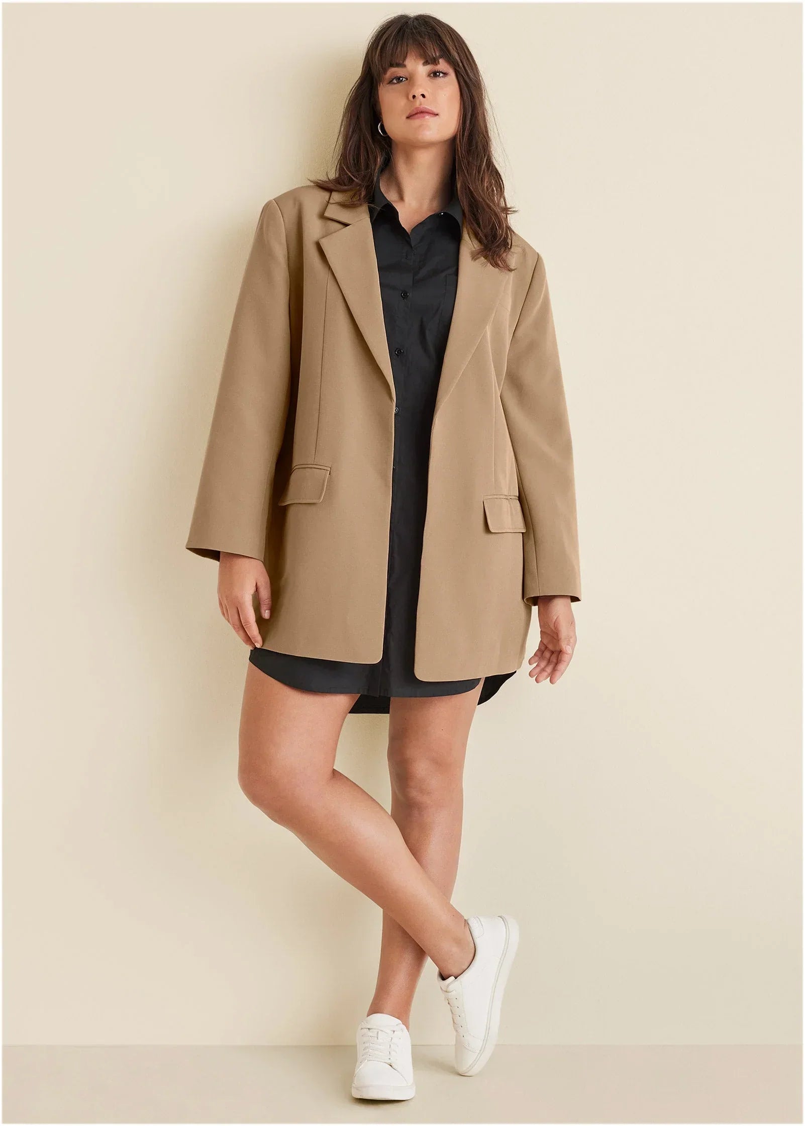 Oversized Blazer Camel