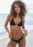 Bahamas Triangle Bikini Top Black Beauty