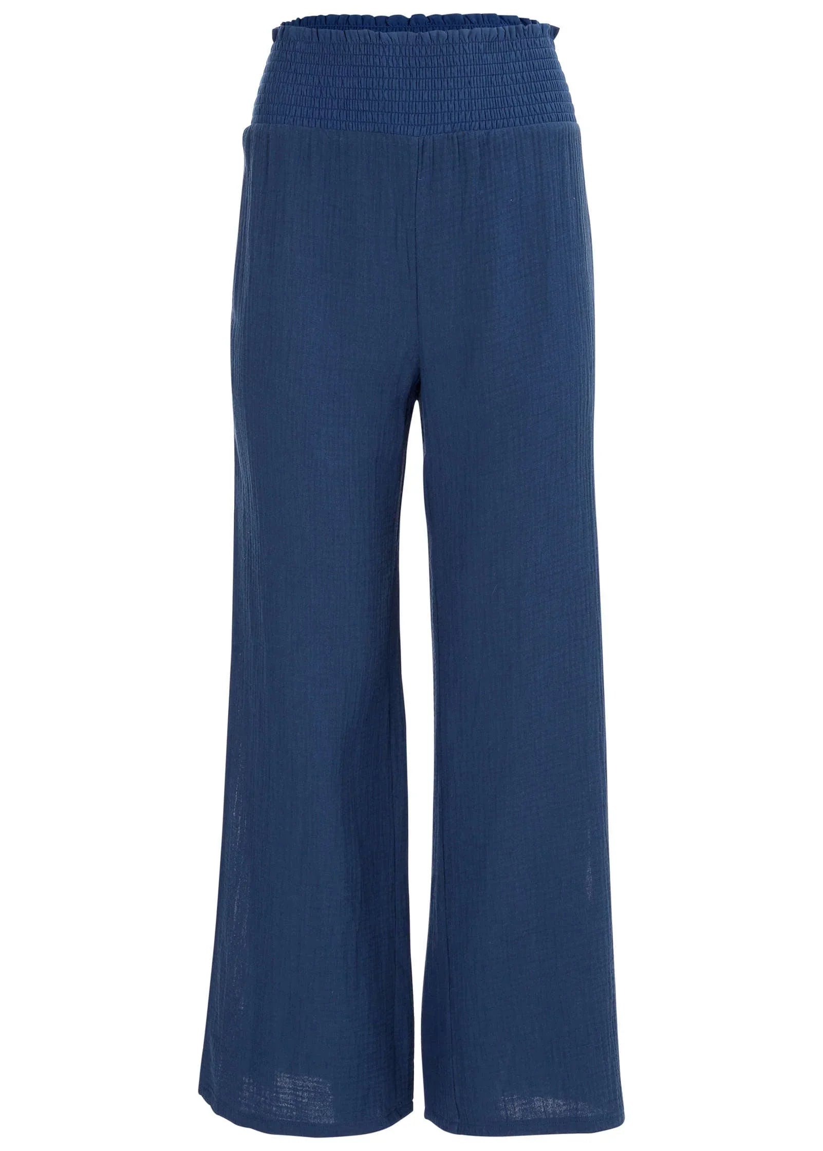 Slit Cover Up Pants Ultramarine Blue