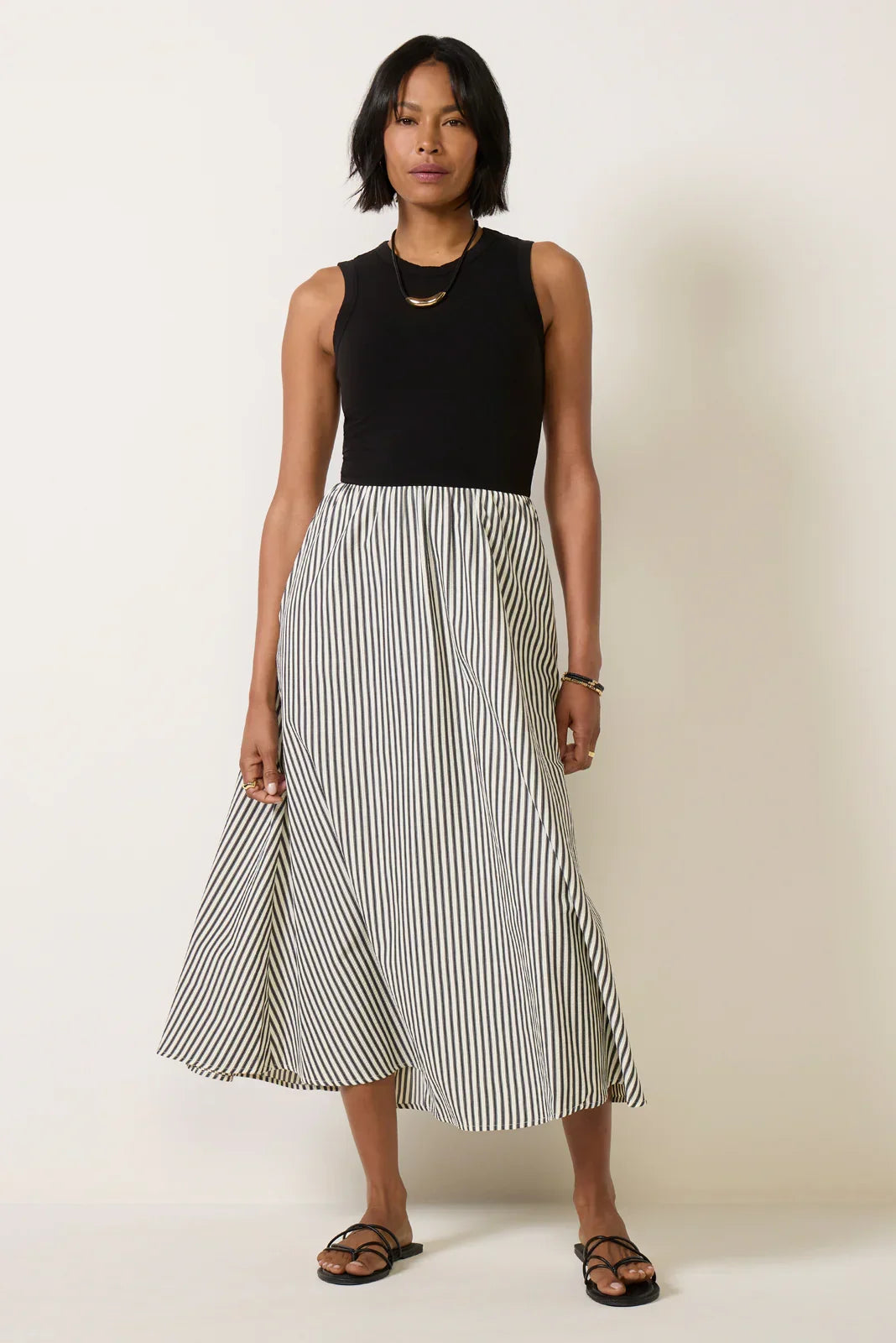 Kenni Mixed Media Dress