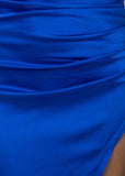 Worth Waiting For Cross Back Gown Blue