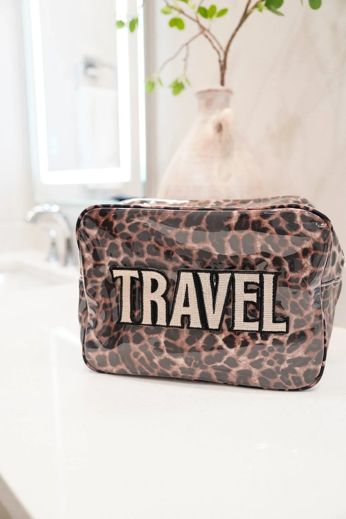 KenzKustomz Leopard Clear Coat XL Bag Travel PREORDER