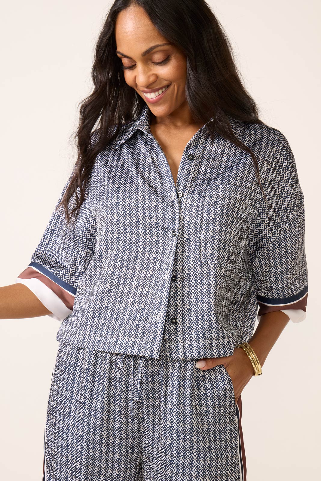 Catherine Satin Shirt
