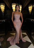 Cami Glitter Gown Pink