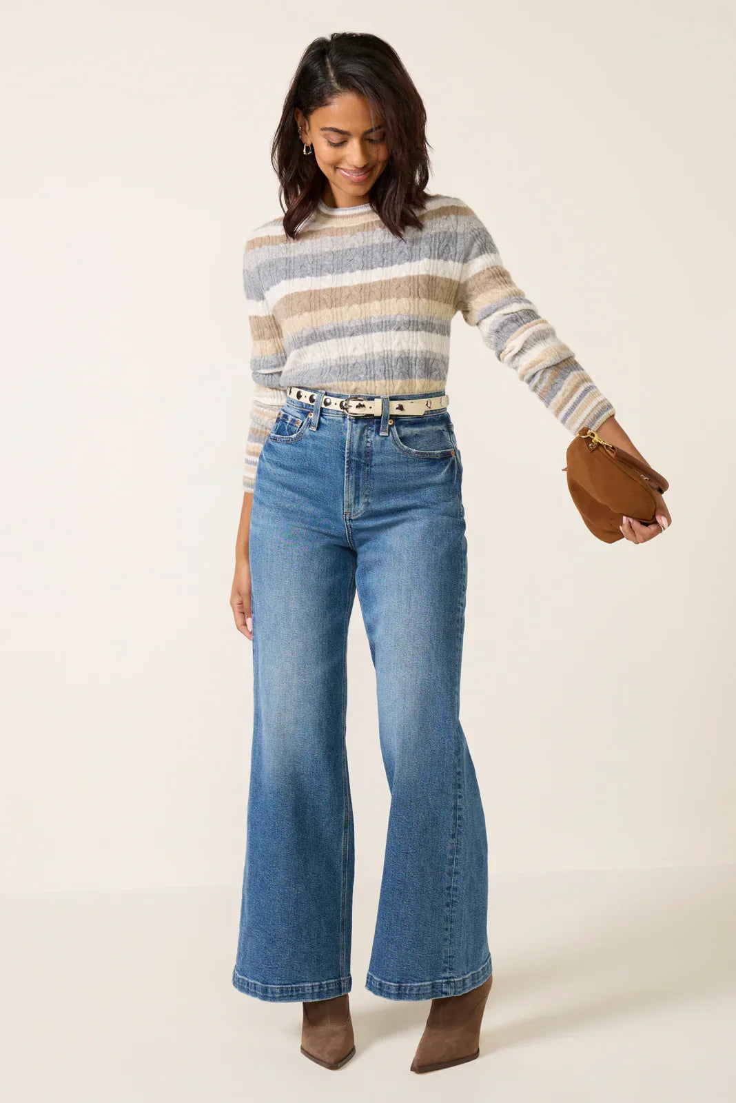 Petite Lana Wide Leg Jean