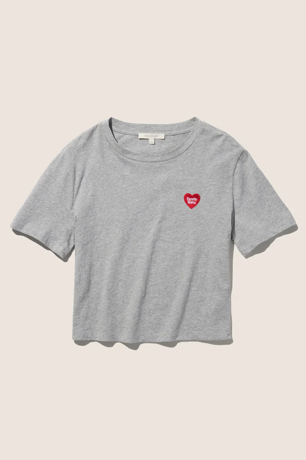 Favorite Mama Heart Emblem Tee