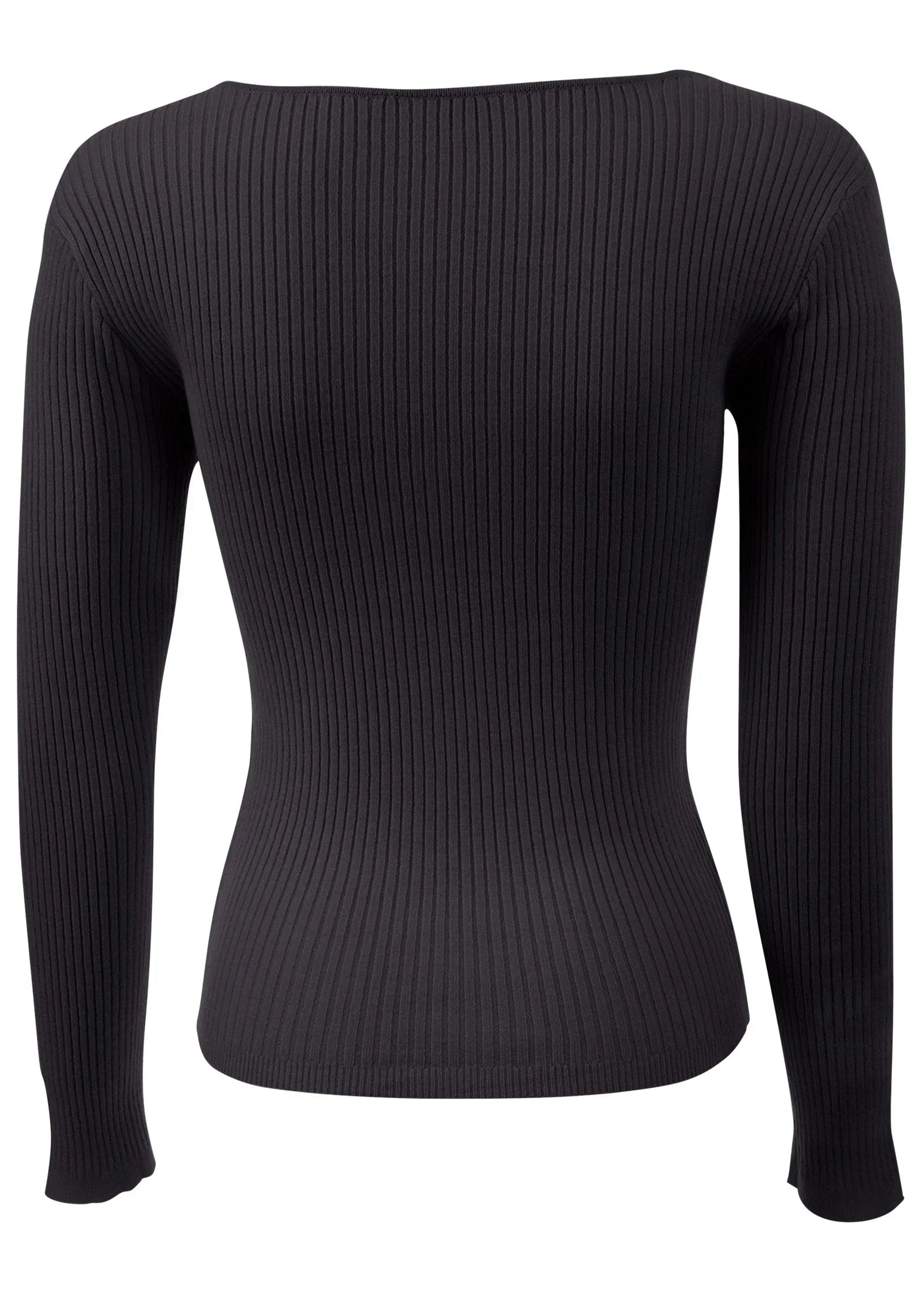 Long Sleeve Sweater Jet Black