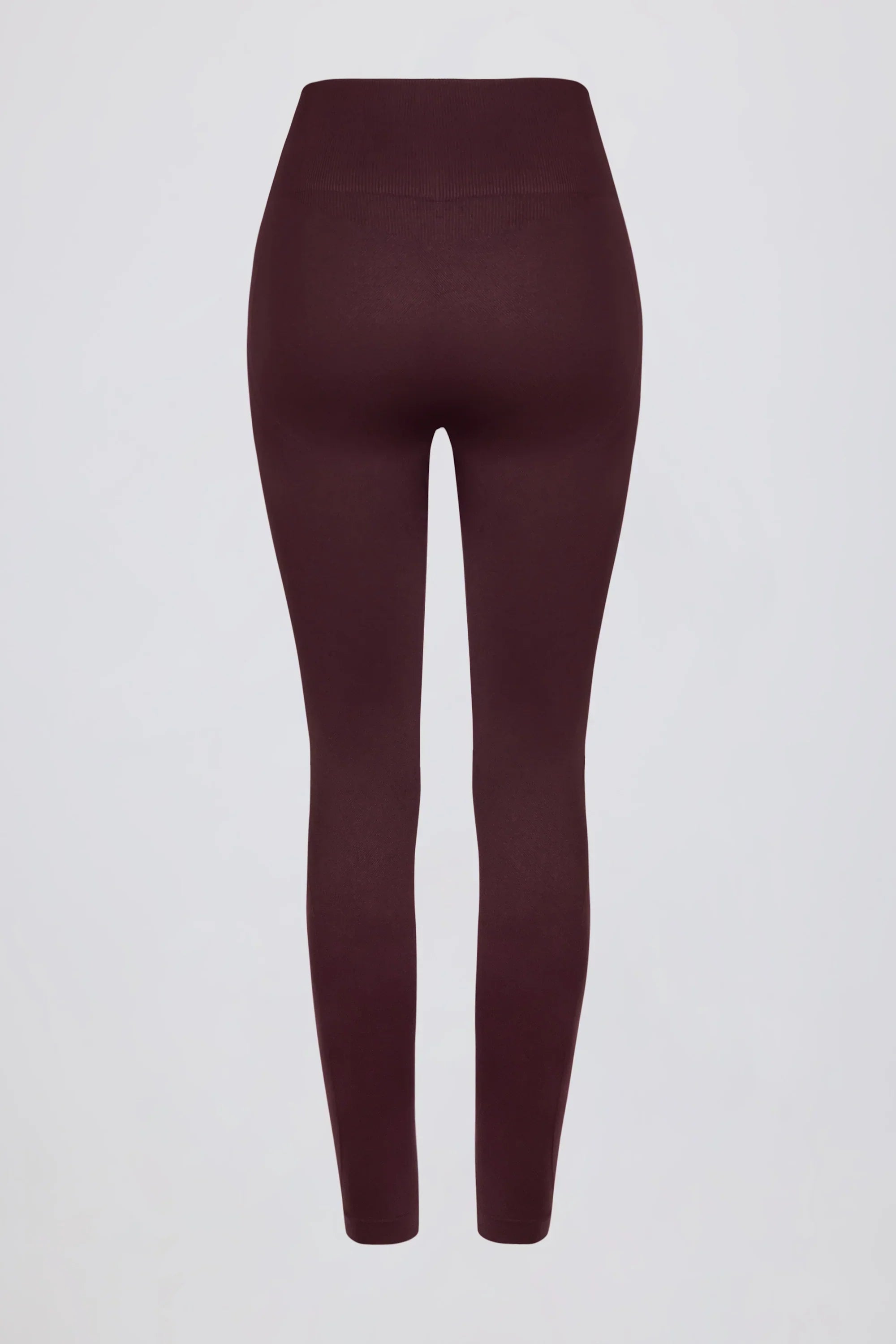 Super Sculpt Seamless High Waist Leggings in Burgundy