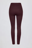 Super Sculpt Seamless High Waist Leggings in Burgundy