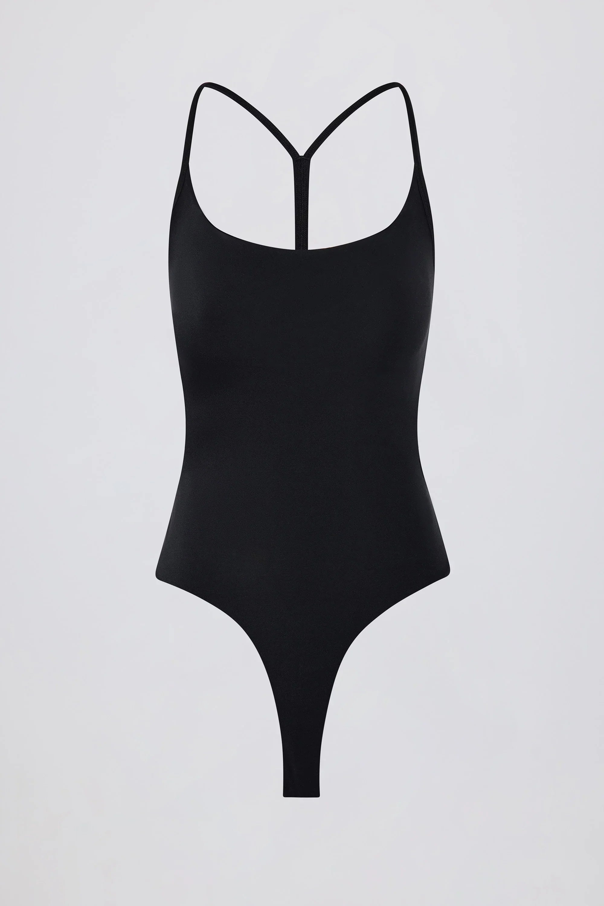 Cut Out Bodysuit in Black