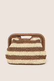 Tori Stripe Clutch