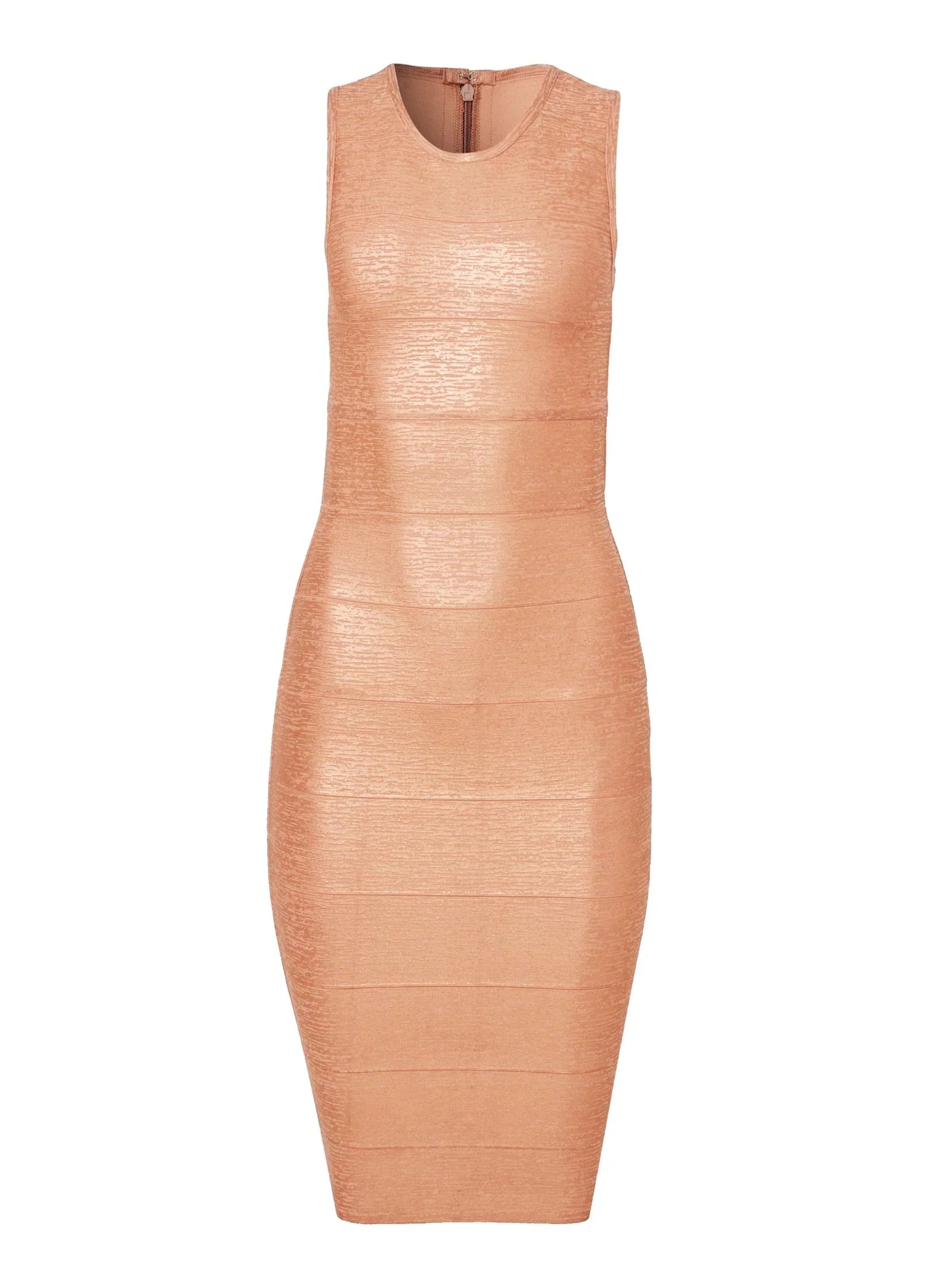 Bandage Mini Dress Rose Gold