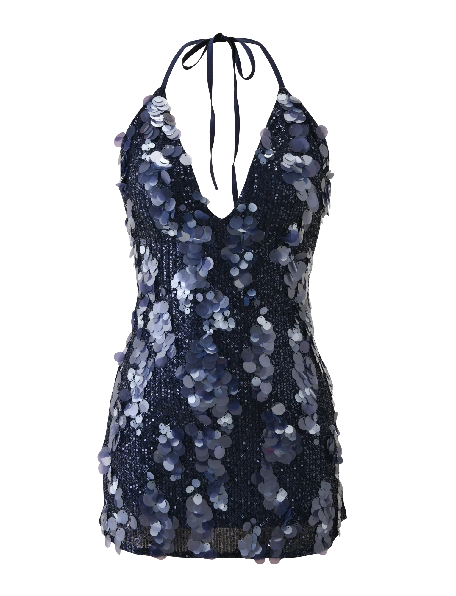 ZANA MINI DRESS NAVY SEQUIN