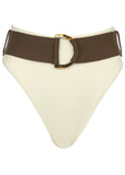 Belted Midi Bottom Pristine Chicory