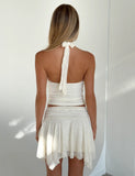 MYLAH ONE SHOULDER TOP IVORY