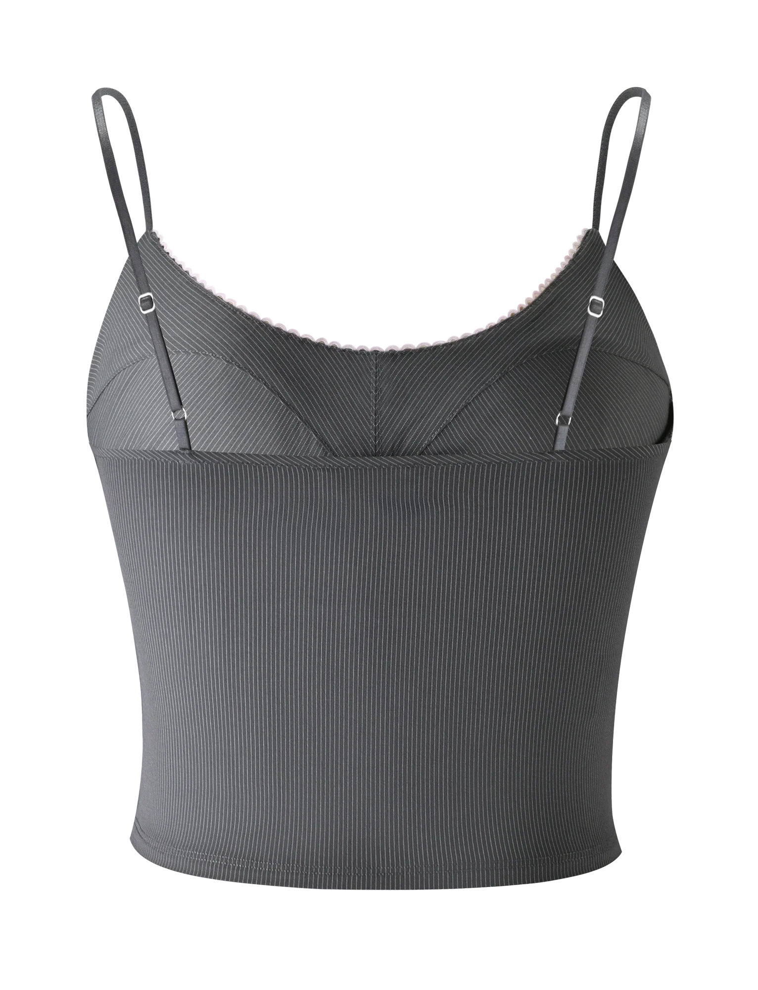 EMORY TOP GREY PINSTRIPE