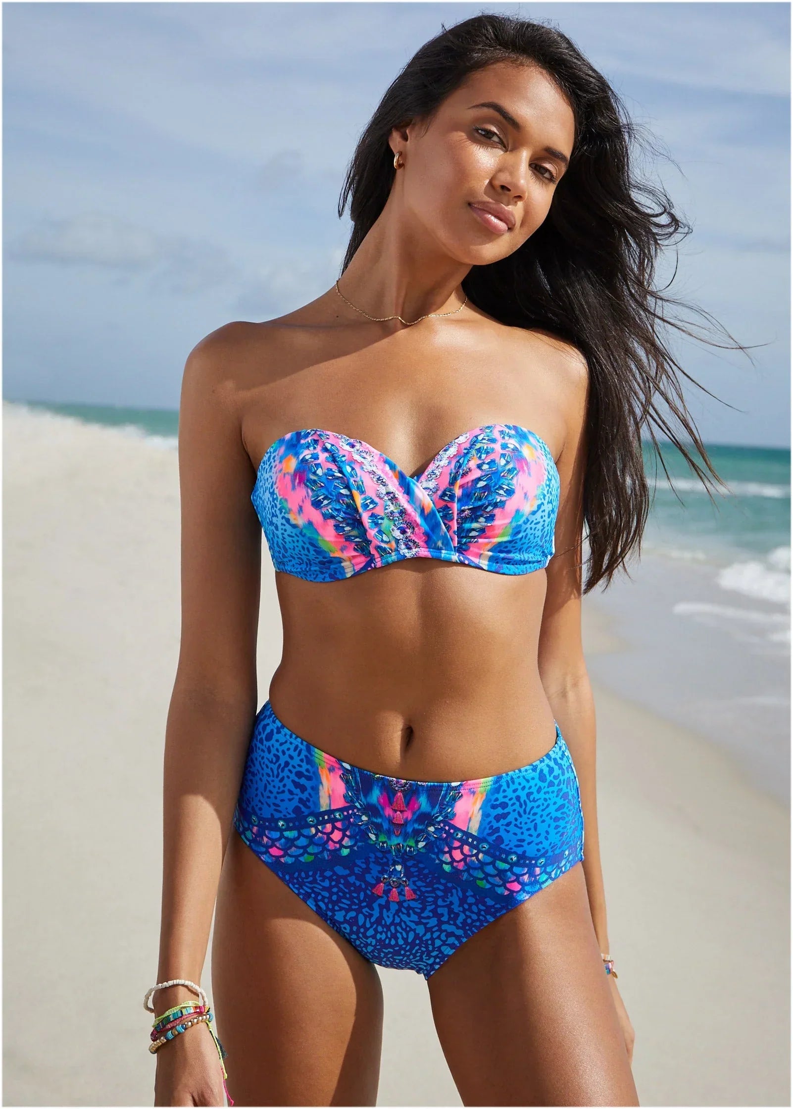 V Front Bandeau Top Timeless Treasure