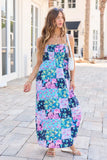 Aria Black Floral Maxi Dress SALE
