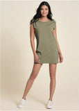 Easy Shift Dress Olive