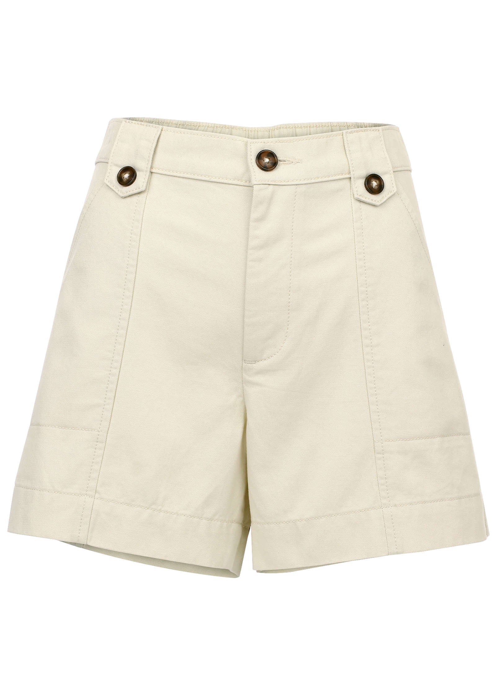 Chino 5 Inch Short Cream