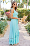 Lucky To Have You Light Blue Sleeveless Maxi Dress SALE