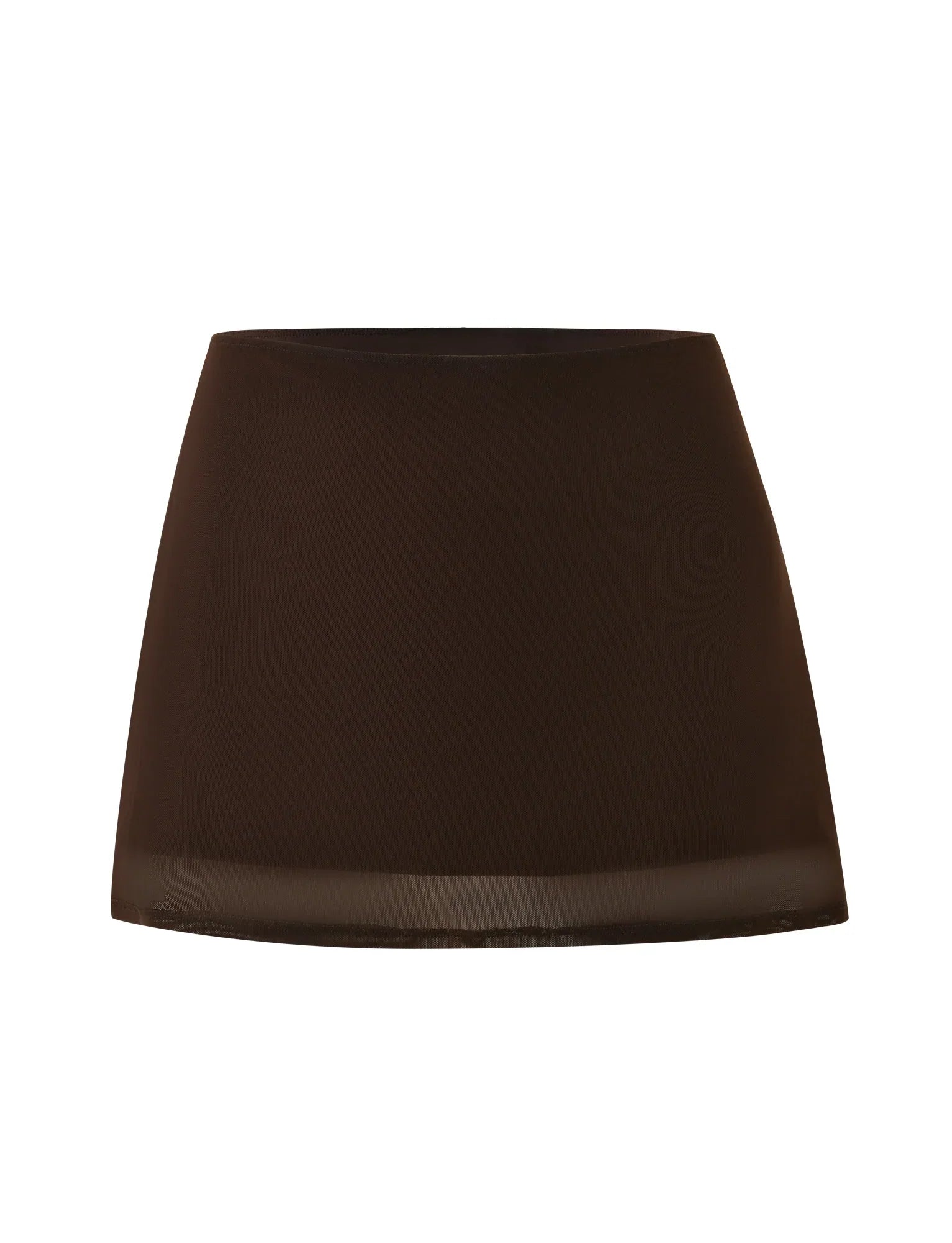 OCTAVIA MINI SKIRT BROWN CHOCOLATE