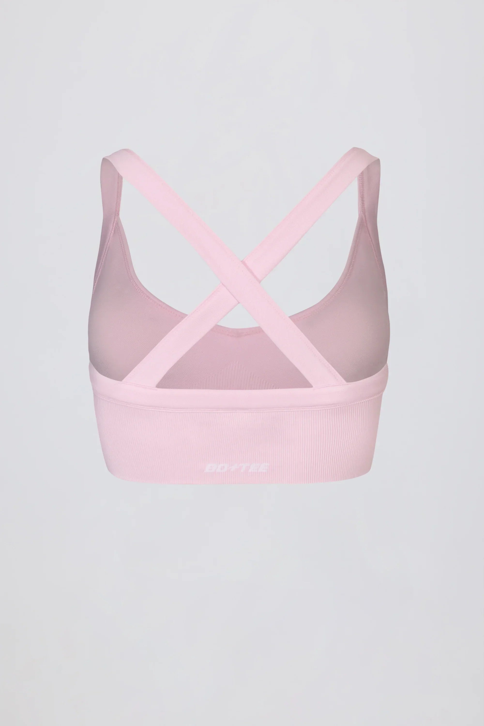Super Sculpt Seamless Crossback Sports Bra in Soft Pink