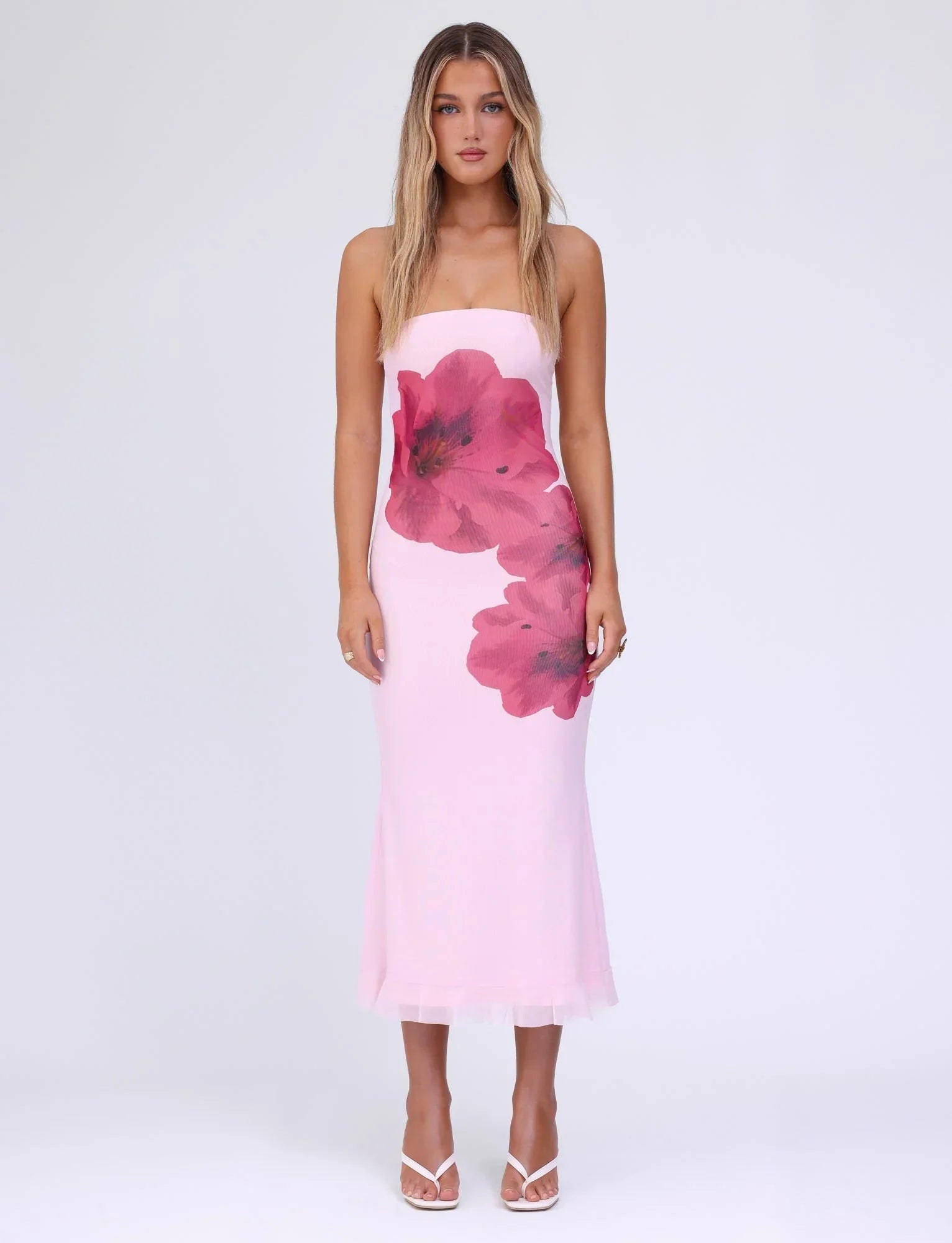 LILLIAN DRESS PINK BABY PINK