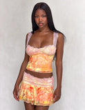 DUNE MESH TOP CREAMSICLE