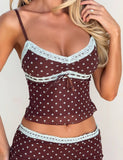 AMARA TOP POLKA DOT