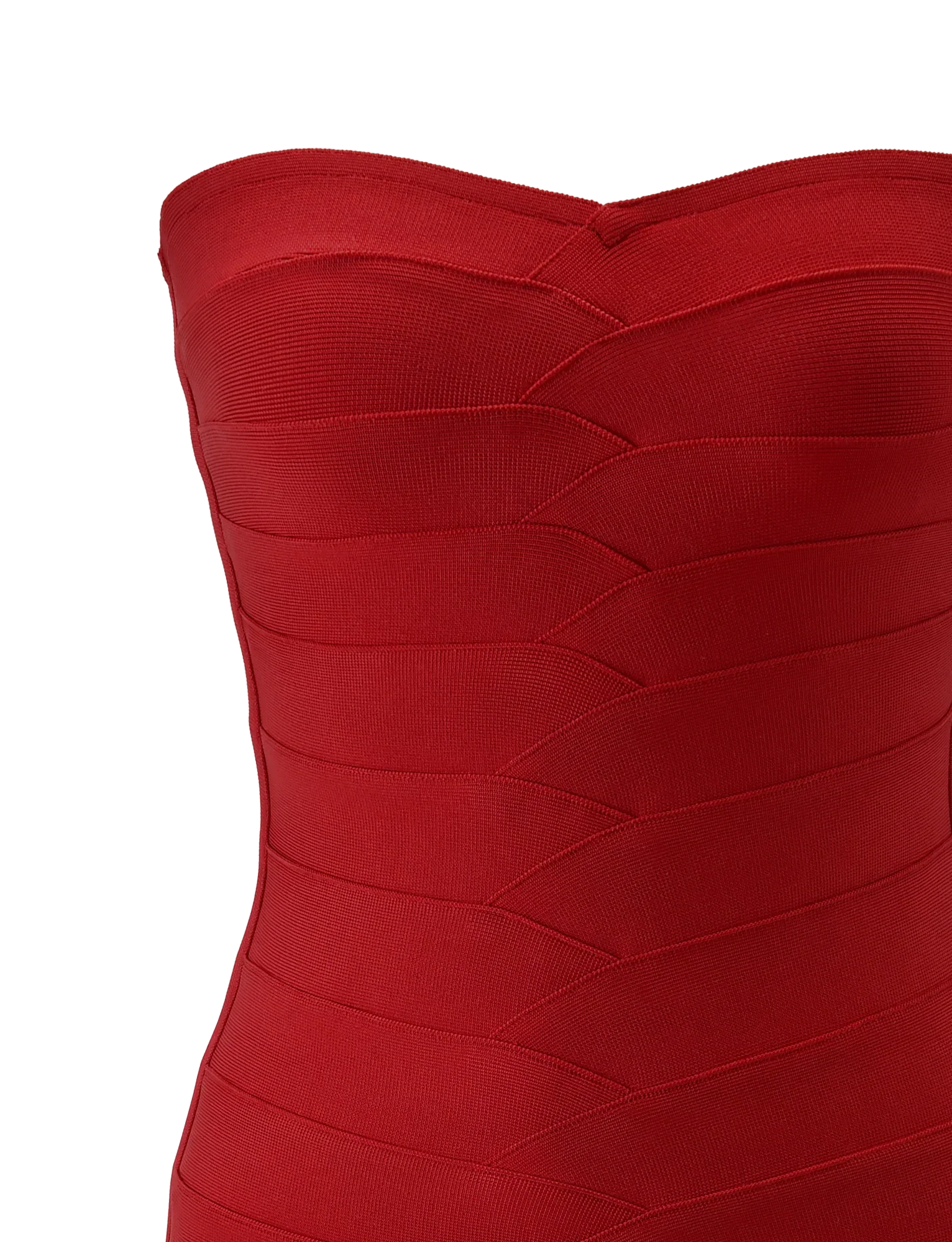 NIYA BANDAGE DRESS RED