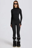 Thermal Base Layer Leggings in Black Leopard