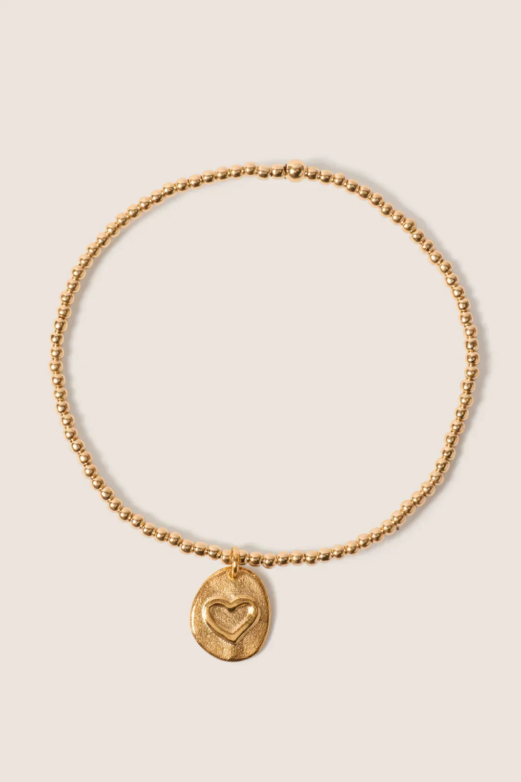 Classic Gold 2mm Bracelet Inspire Love Small Gold Disc