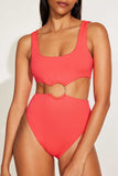 The Icon One Piece Coral Glow EcoRib BT