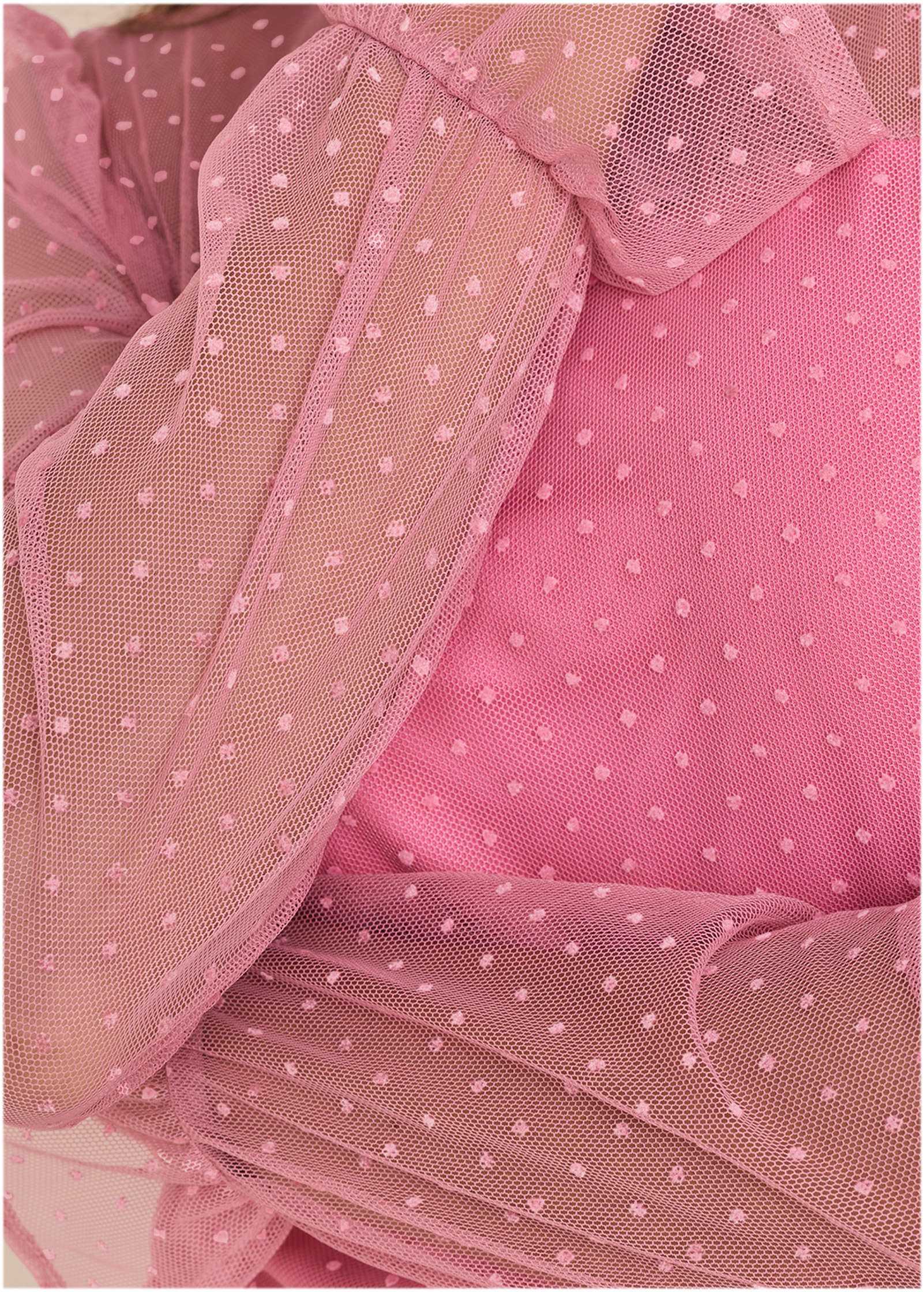 Dot Mesh Top Polignac