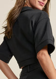 Flare Leg Suiting Set Black