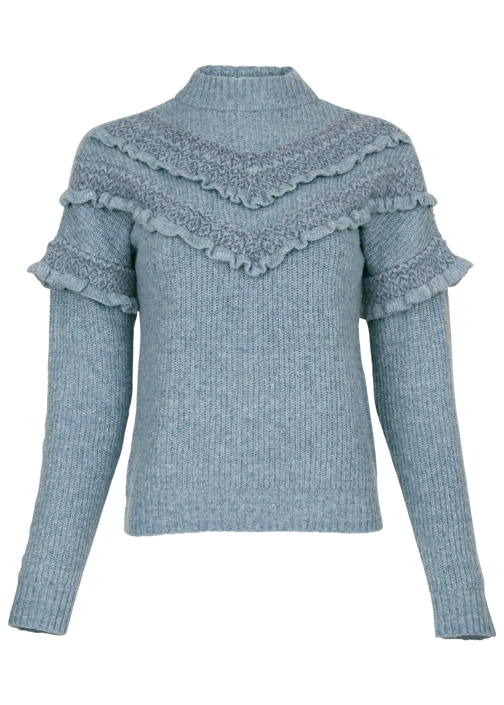 Cheveron Sweater Tourmaline