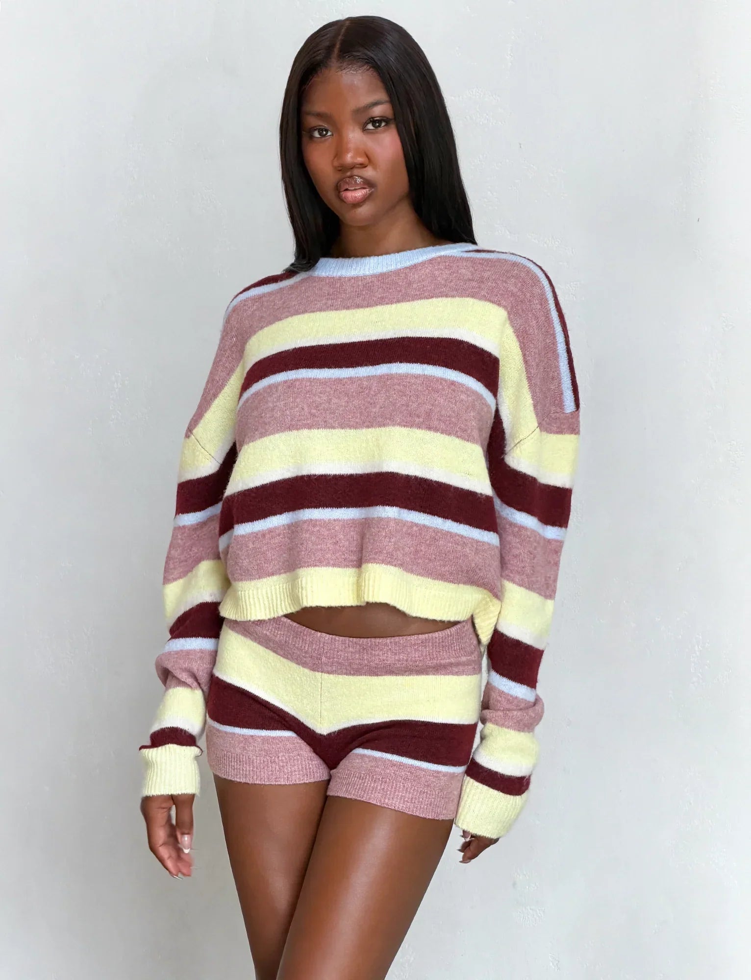 KOA 20 STRIPED JUMPER TAN STRIPE