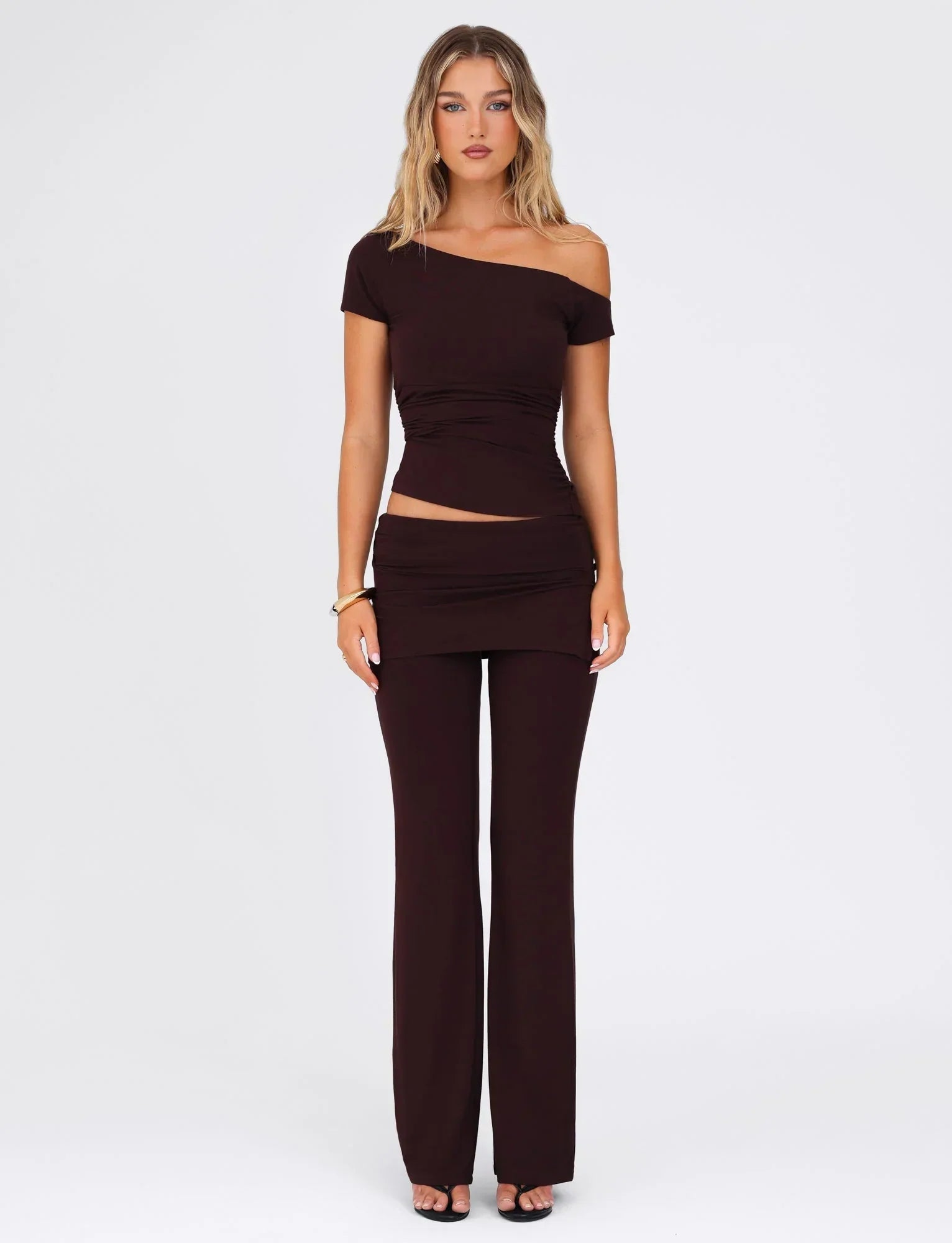 LEILANI PANT BROWN CHOCOLATE