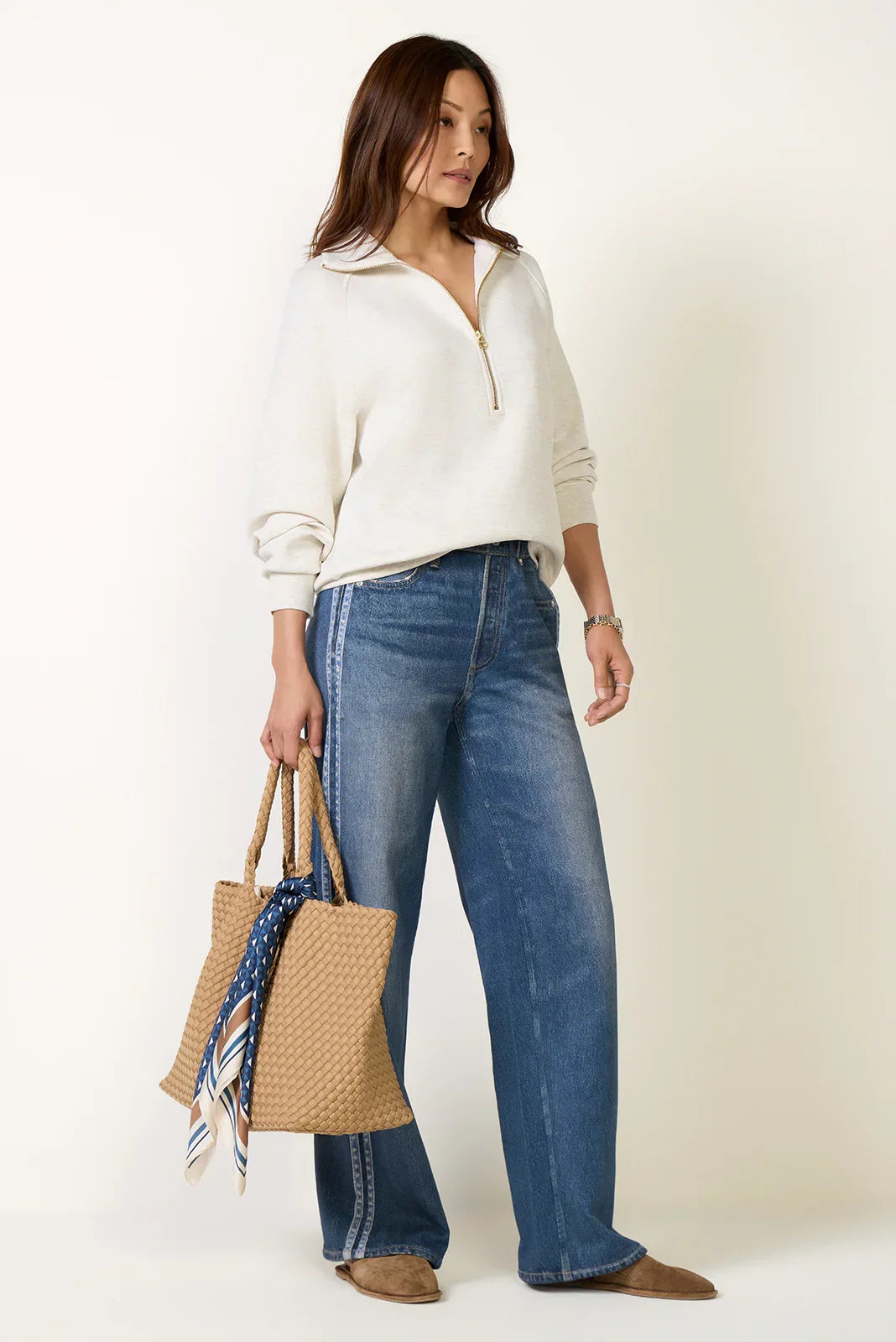 Selene Half Zip Sweat