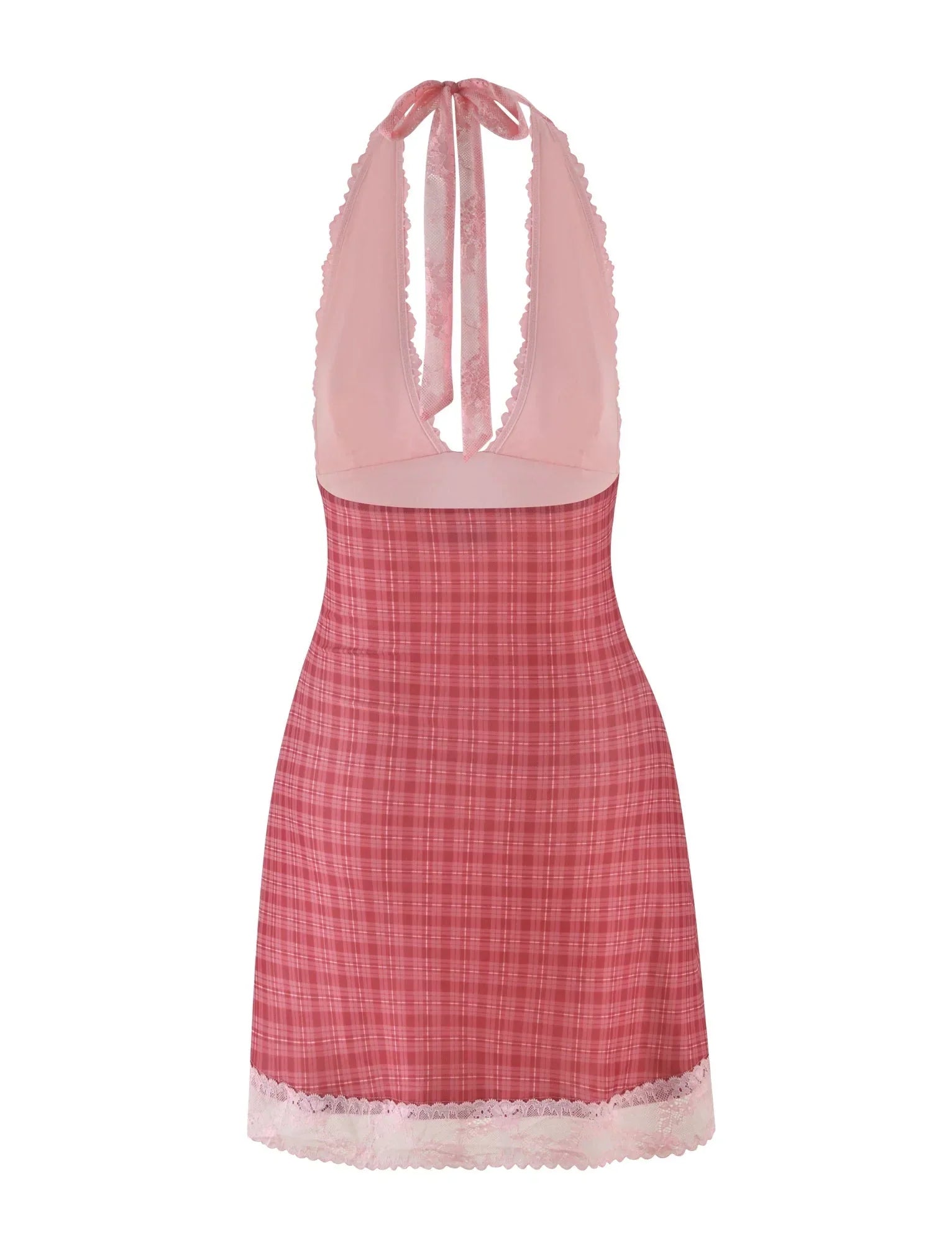 NAVIA DRESS RED RED CHECK