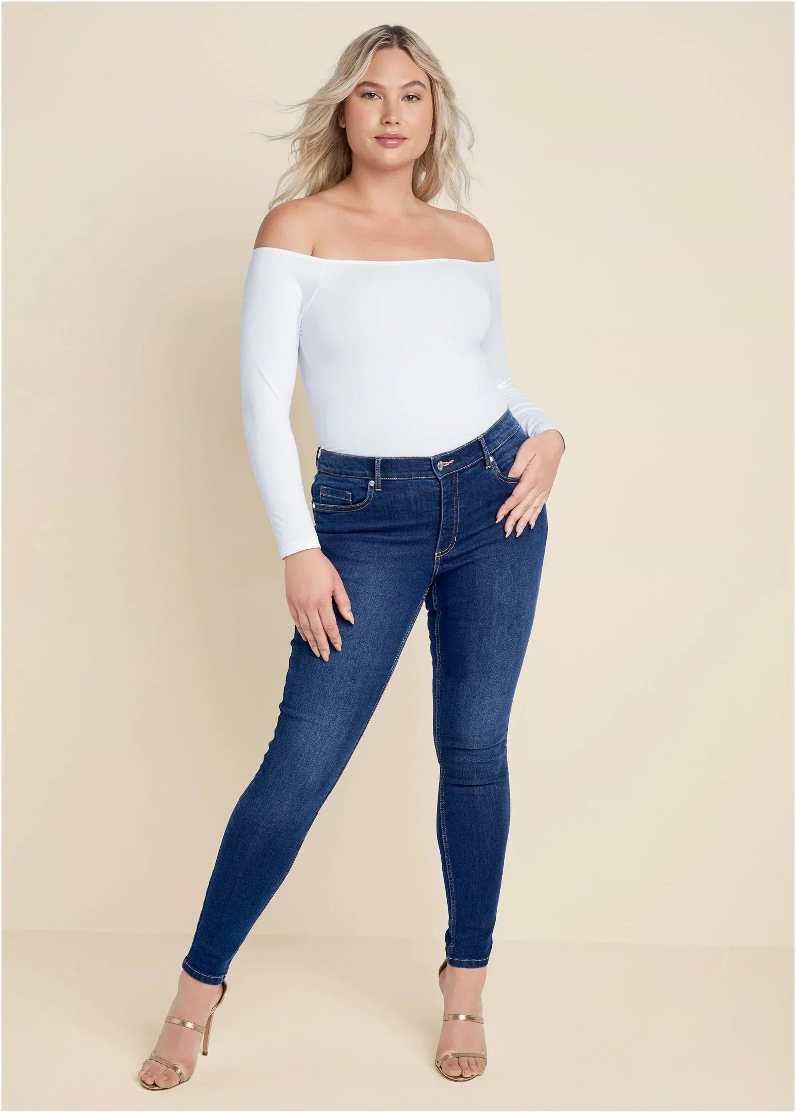 Heidi Skinny Jeans Dark Wash