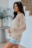 Let It Go Tan Open Knit Sweater SALE