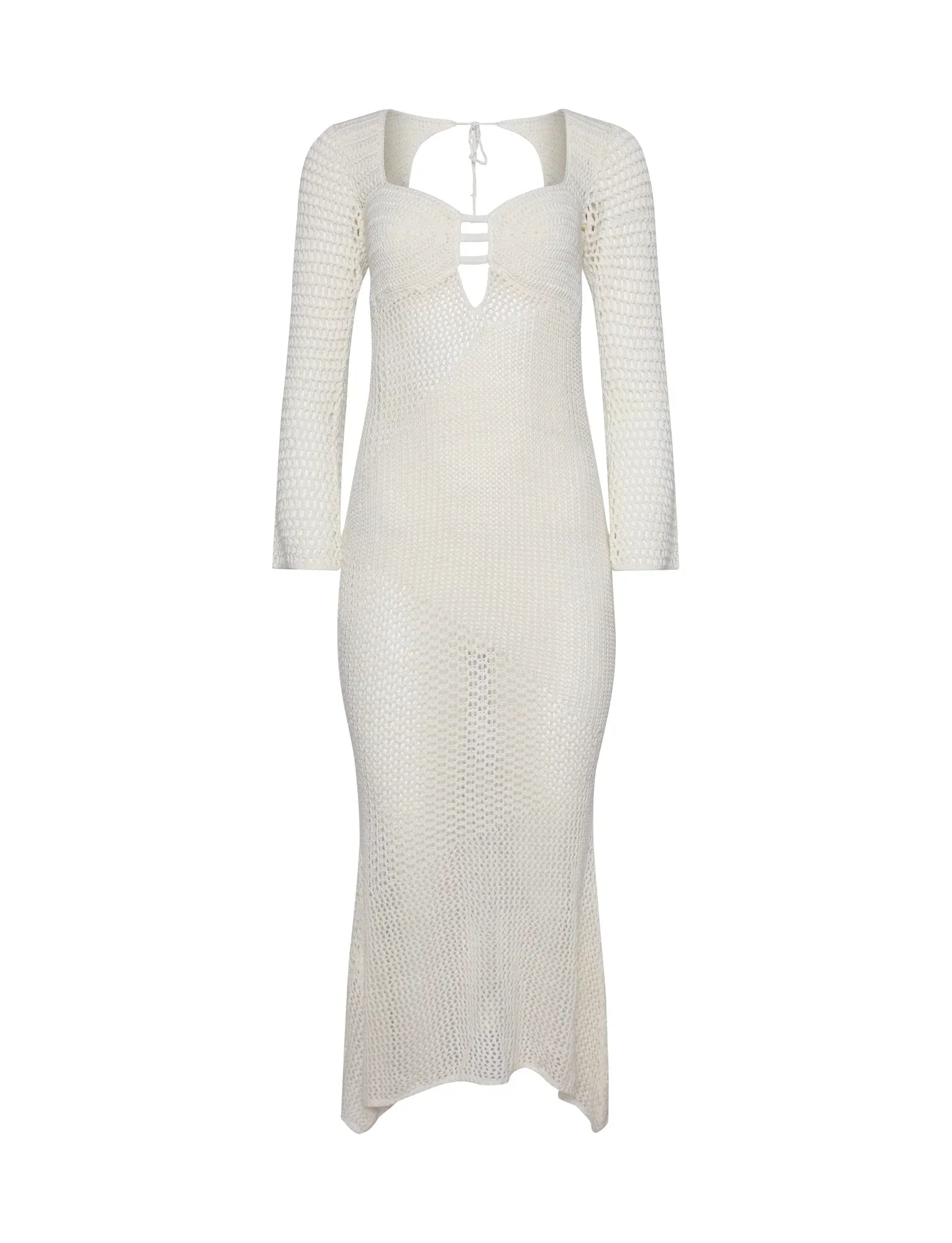 MACAULEY DRESS WHITE CREAM