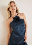 Rosette Halter Mini Navy